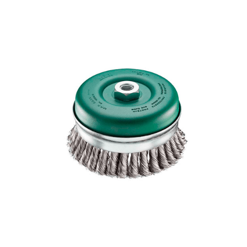 SIT TU111 4" Twist knot cup Brush  0.5mm+bridle TU