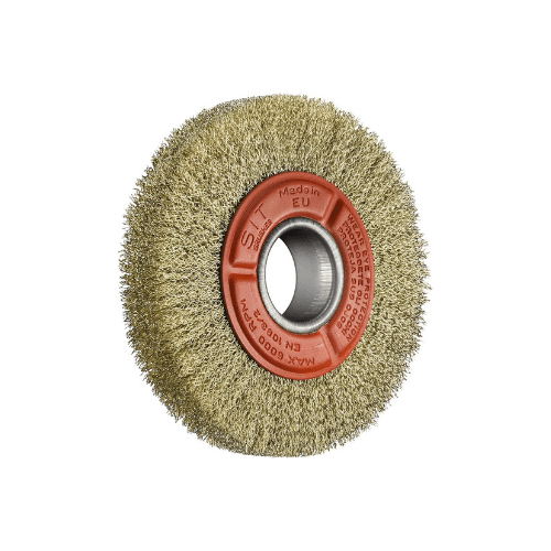 SIT CE4152 6" Bench Grinder  Crimped brass plated wheel brush  0.3mm 150x38mm