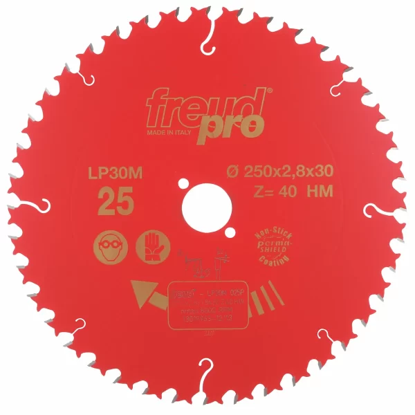 Freud Saw Blade 250x2.8x30mm Z40 for Wood