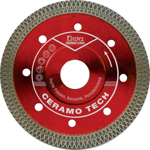 Diewe Ceramo Tech Fast 115x22.3mm Diamond Cutting Disc for  Concrete & Granit