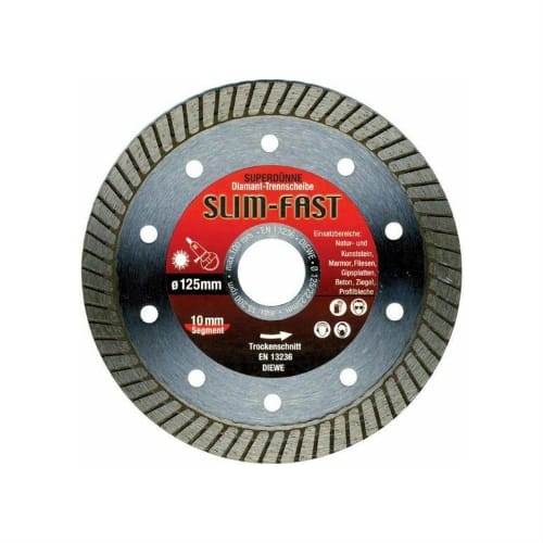 Diewe Slim Fast 115x22.3mm Diamond Cutting Disc Multifunction