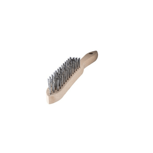 SIT Hand Steel Brush 0.35mm  Wooden body 290x42mm H=25mm