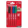 MILW Fine Tip Color Marker 1mm Set of Blue/red/ green and black - Image 2