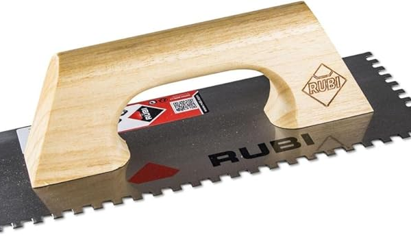 STEEL notched trowel 11" (28 cm) 6x6mm