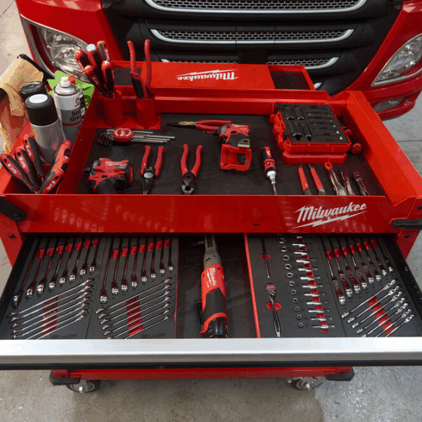 MILW Toolguard Steel Work Cart with Drawer 102cm 315 kg total weight capacity