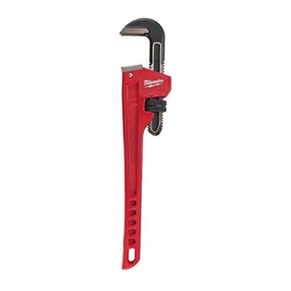 MILW Steel Pipe Wrench 18" open 63mm W2.5Kg