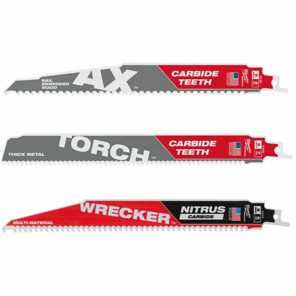 MILW Blade Sawzall Sabre WRECKER TORCH /mm for Hard Metal&St.St.