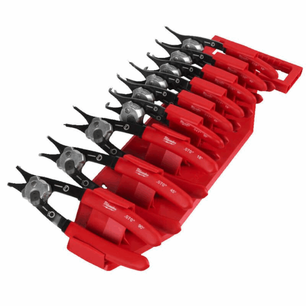 Medium Circlip Plier 154mm internal-external conversion Tips