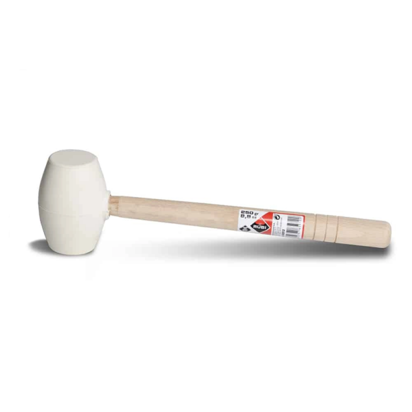 White rubber mallet