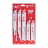 MILW 5 blades Sawzall Sabre5 type for Metal Torch and Wood - Image 2