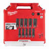 MILW SET HEX Socket Shockwave Impact Set  1/2" Molybdenum DEEP 10Pcs- 10-24mm - Image 2