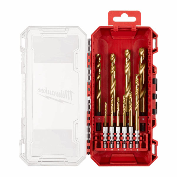 MILW HSS-Tin Drill Bit /mm 1/4" Hex Shank
