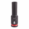MILW HEX Socket Shockwave Impact 3/8" Molybdenum DEEP /MM - Image 5