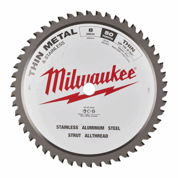 MILW Blade 203x15.8mm Z50 for Metal Circular Saw MCS66