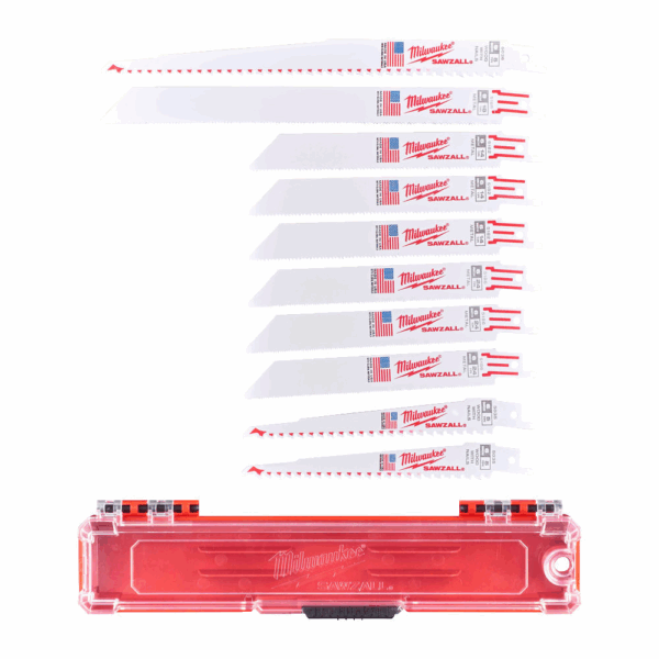 MILW 10 Blades Sawzall Sabre 5 type for Metal and Wood