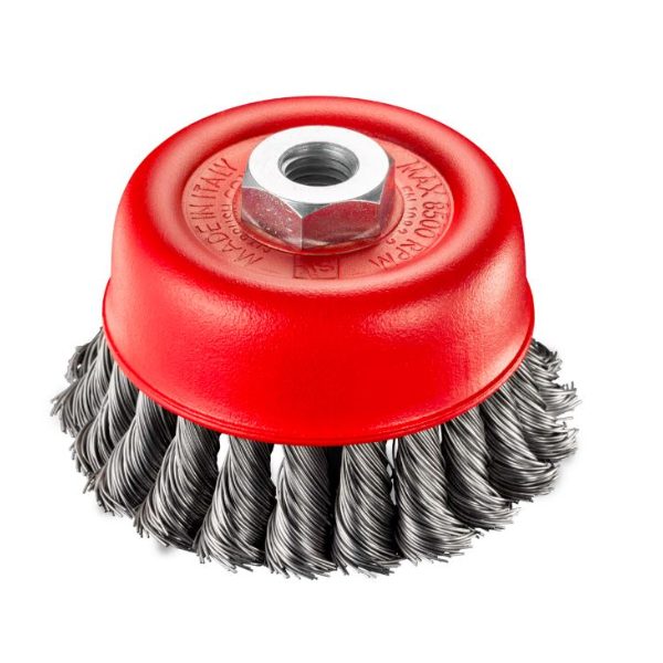 SIT Steel Twist Knot Cup Brush 4"
