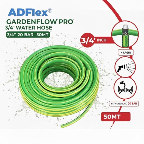 Water Hose 3/4" 20Bar 50MT