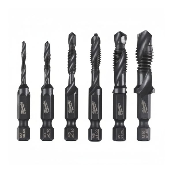 MILW HSS G Impact Combi Drill&Tap Bit ¼" Hex reception