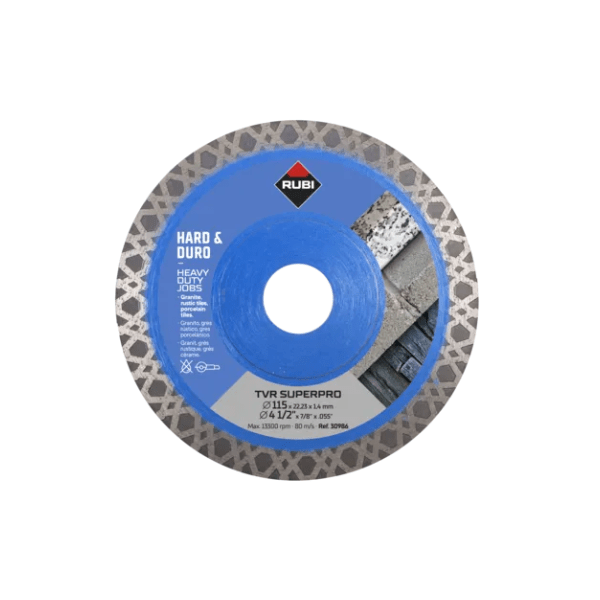 RUBI TVR125 Turbo Viper Diamond Miter Cutting Disc