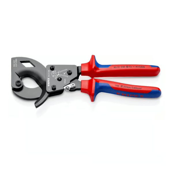 KNIPEX Ratchet Cutters 10"